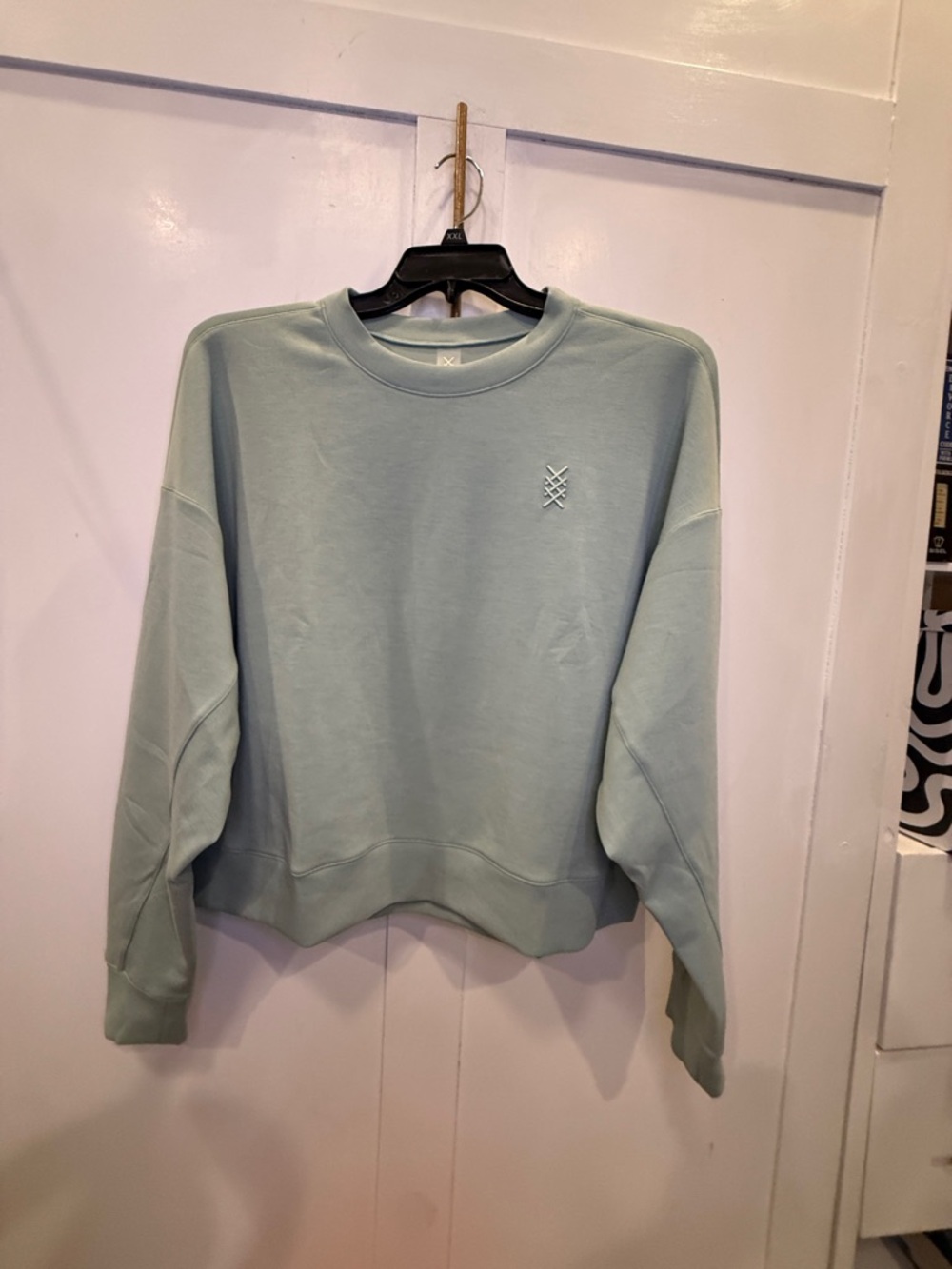 RHONE Crewneck Sweatshirt in Sage Green - Picture 5 of 5
